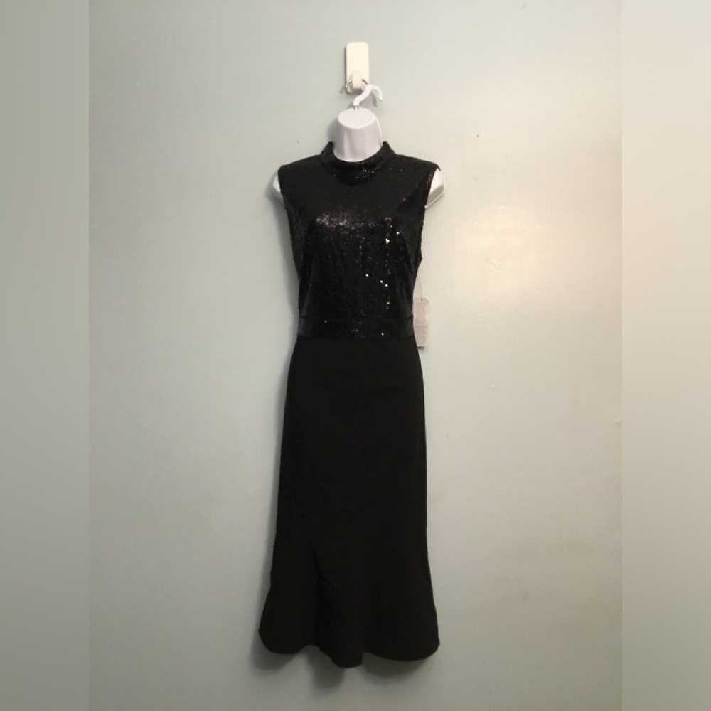 Maggy London Black Sequin Backless Dress - Picture 15 of 15